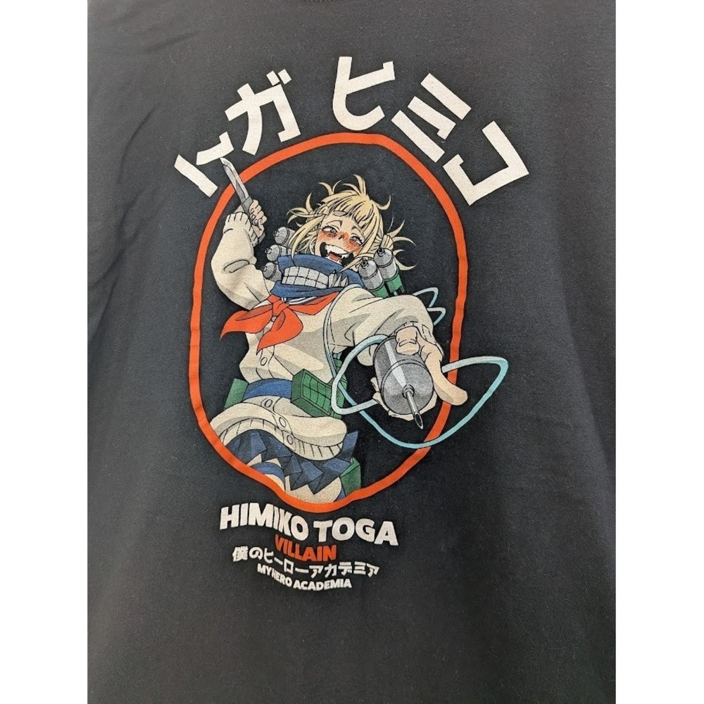 My Hero Academia Himiko Toga Villain Black T-shirt Size XL‎ Funimation Anime